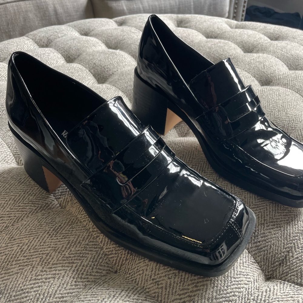 Zara heeled mules (scratches on side)